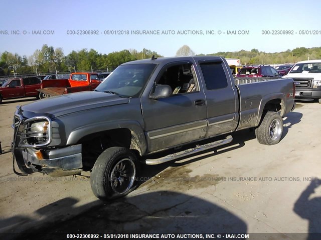 1GCEK19B56Z155125 - 2006 CHEVROLET SILVERADO K1500 GRAY photo 2