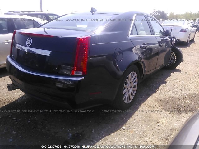 1G6DE5E5XC0140150 - 2012 CADILLAC CTS LUXURY COLLECTION BLACK photo 4