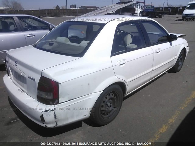 JM1BJ2223X0144877 - 1999 MAZDA PROTEGE DX/LX WHITE photo 4