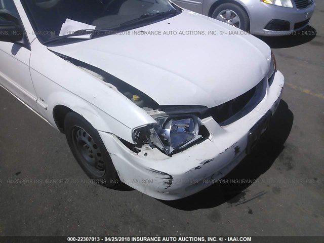 JM1BJ2223X0144877 - 1999 MAZDA PROTEGE DX/LX WHITE photo 6