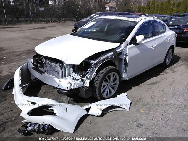 19UDE2F77HA010728 - 2017 ACURA ILX PREMIUM/TECH WHITE photo 2