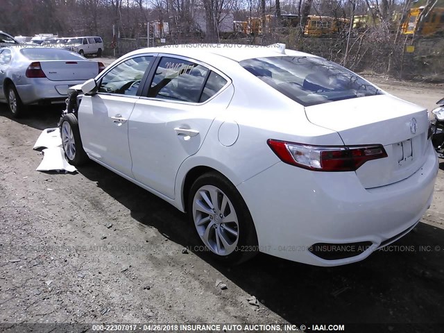 19UDE2F77HA010728 - 2017 ACURA ILX PREMIUM/TECH WHITE photo 3