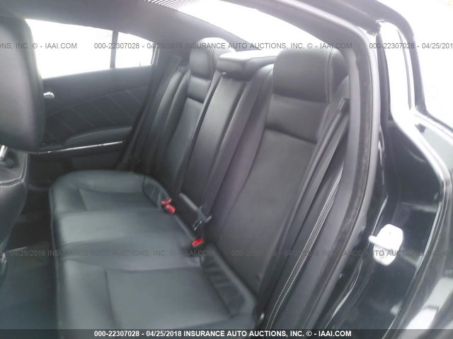 2C3CDXDT1CH103737 - 2012 DODGE CHARGER R/T BLACK photo 8