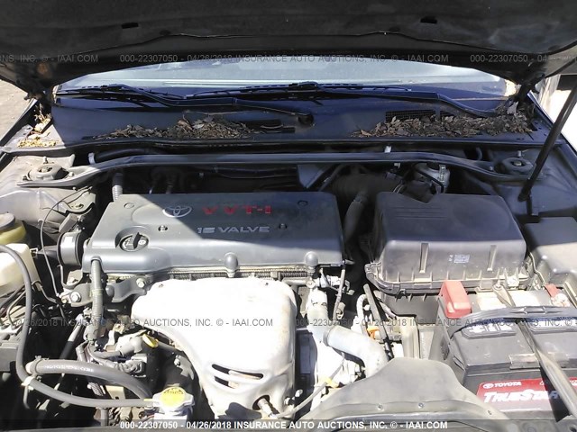 4T1CE38P34U878369 - 2004 TOYOTA CAMRY SOLARA SE/SLE შავი ფოტო 10