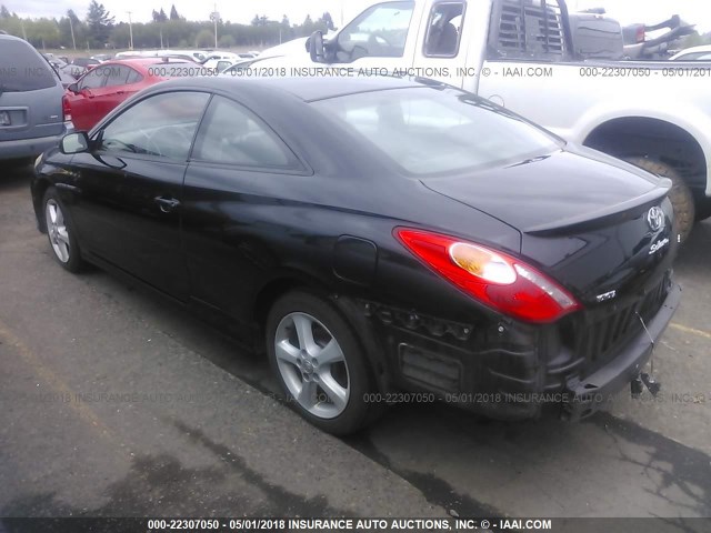 4T1CE38P34U878369 - 2004 TOYOTA CAMRY SOLARA SE/SLE BLACK photo 3