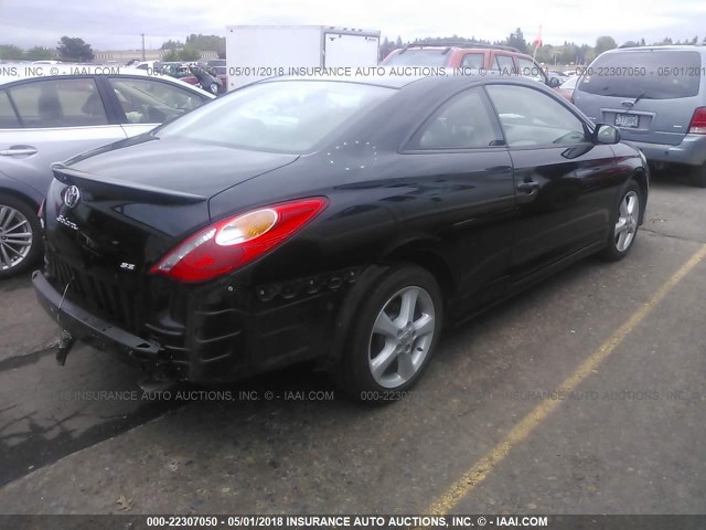 4T1CE38P34U878369 - 2004 TOYOTA CAMRY SOLARA SE/SLE შავი ფოტო 4