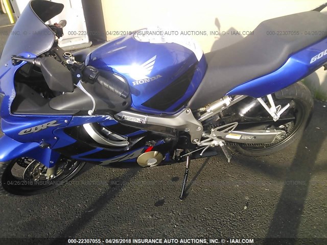 JH2PC35136M700466 - 2006 HONDA CBR600 F4 BLUE photo 9