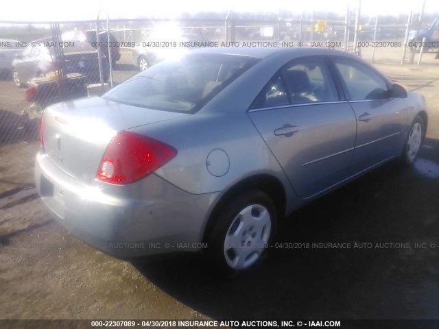 1G2ZF57B484275289 - 2008 PONTIAC G6 VALUE LEADER/BASE GRAY photo 4