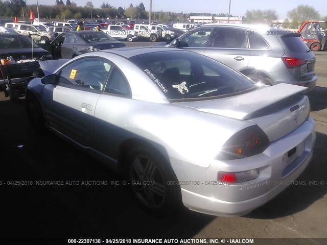 4A3AC84H64E047856 - 2004 MITSUBISHI ECLIPSE GT SILVER photo 3
