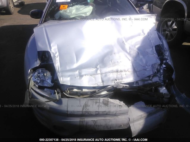 4A3AC84H64E047856 - 2004 MITSUBISHI ECLIPSE GT SILVER photo 6