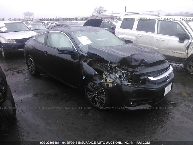 2HGFC3B77JH352326 - 2018 HONDA CIVIC EXL BLACK photo 1