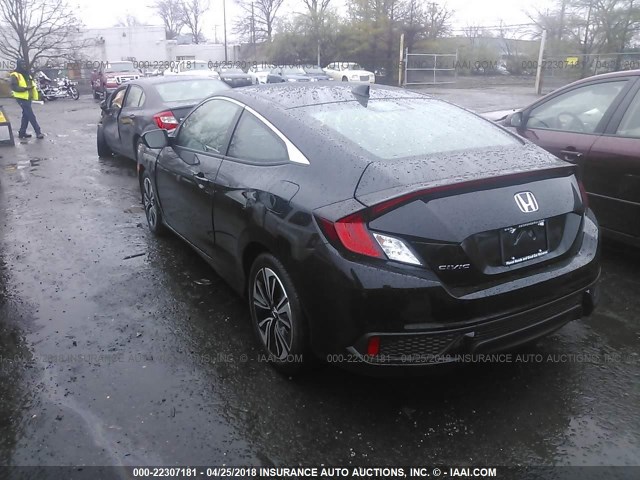 2HGFC3B77JH352326 - 2018 HONDA CIVIC EXL BLACK photo 3