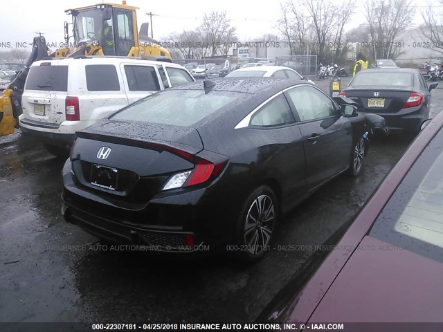 2HGFC3B77JH352326 - 2018 HONDA CIVIC EXL BLACK photo 4