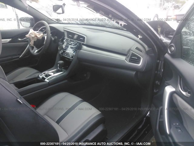 2HGFC3B77JH352326 - 2018 HONDA CIVIC EXL BLACK photo 5