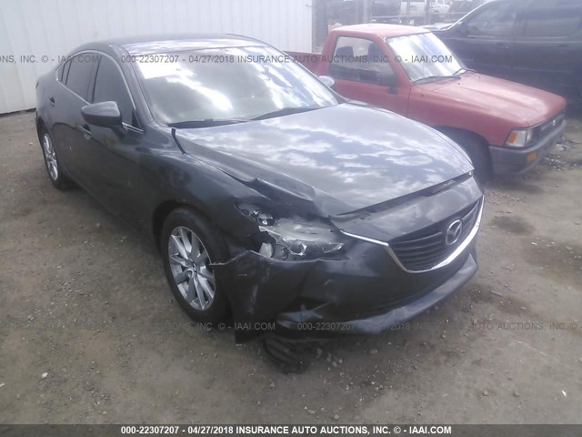 JM1GJ1U6XE1139960 - 2014 MAZDA 6 SPORT GRAY photo 6