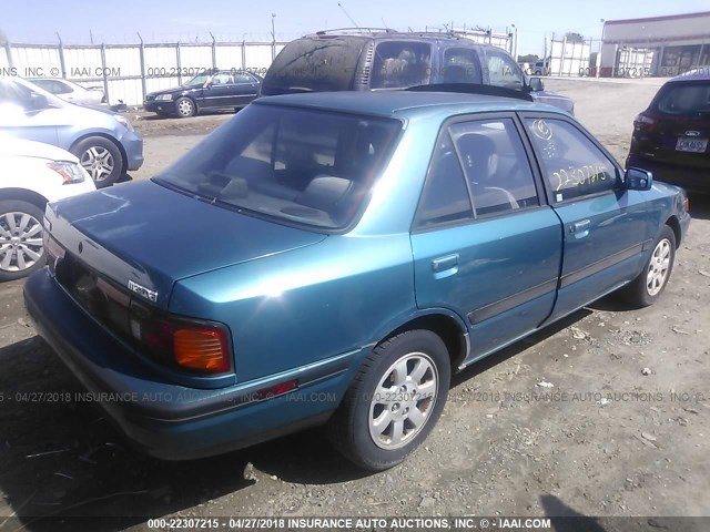 JM1BG2268R0811110 - 1994 MAZDA PROTEGE LX GREEN photo 4