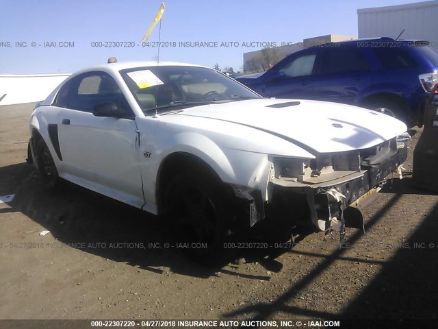 1FAFP42X2YF165280 - 2000 FORD MUSTANG GT WHITE photo 1