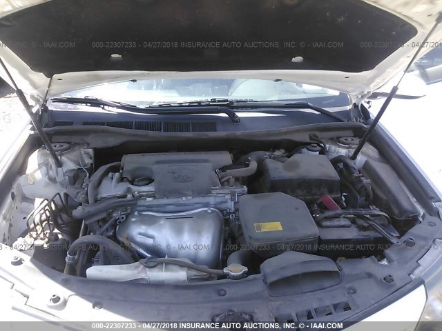 4T1BF1FK3DU707285 - 2013 TOYOTA CAMRY L/SE/LE/XLE 白色 照片 10