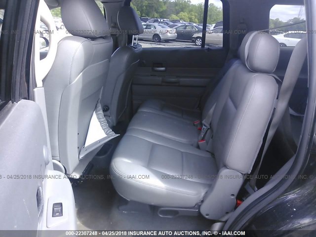 1D4HB48N86F100926 - 2006 DODGE DURANGO SLT შავი ფოტო 8