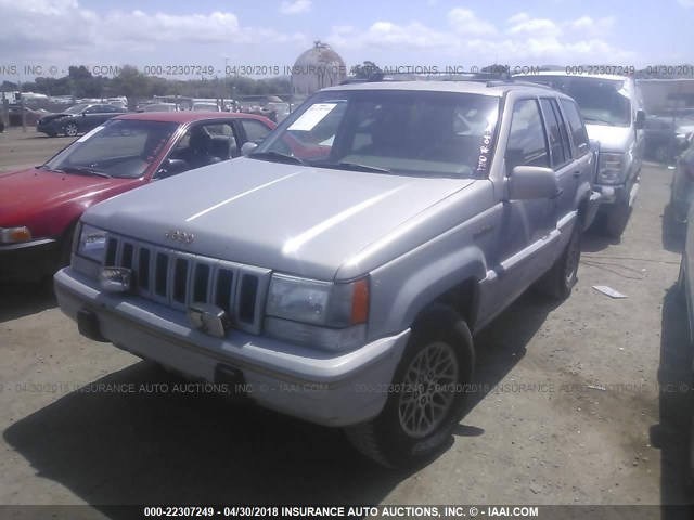 1J4GZ78Y2SC787231 - 1995 JEEP GRAND CHEROKEE LIMITED/ORVIS GRAY photo 2