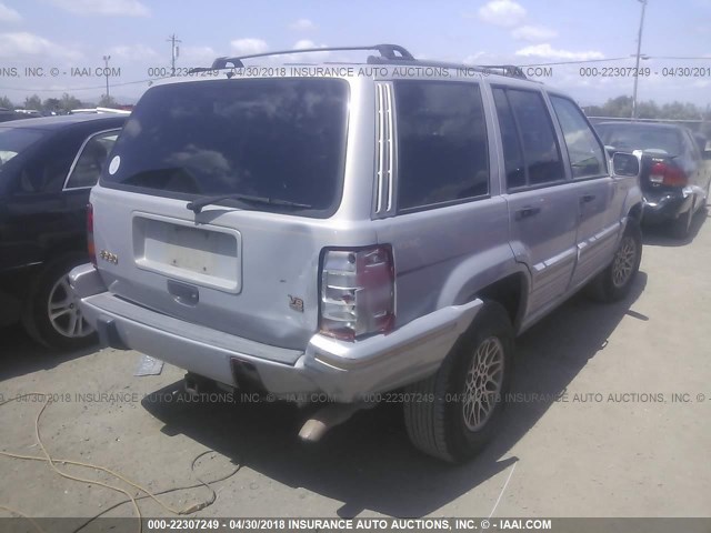 1J4GZ78Y2SC787231 - 1995 JEEP GRAND CHEROKEE LIMITED/ORVIS GRAY photo 4