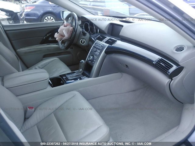 JH4KB2F69BC000444 - 2011 ACURA RL Boz foto 5