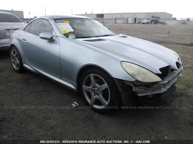 WDBWK54F36F089874 - 2006 MERCEDES-BENZ SLK 280 Light Blue photo 1