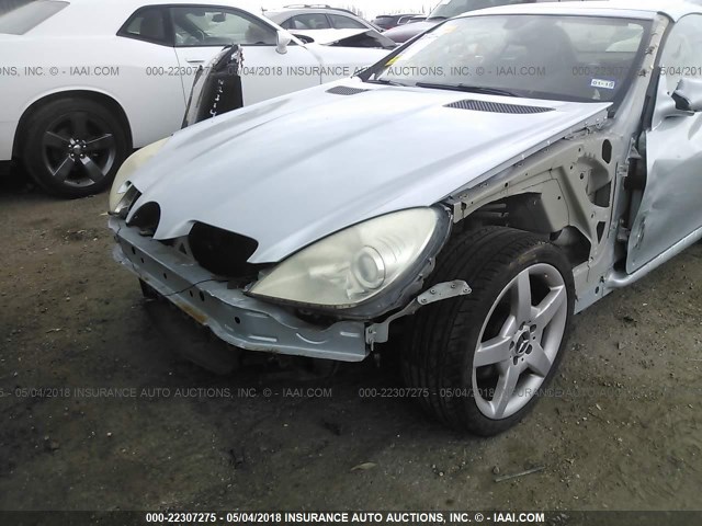 WDBWK54F36F089874 - 2006 MERCEDES-BENZ SLK 280 Light Blue photo 6