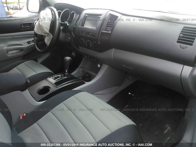 3TMJU62N79M087488 - 2009 TOYOTA TACOMA DOUBLE CAB PRERUNNER WHITE photo 5