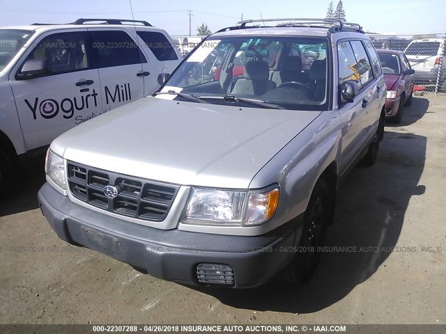 JF1SF6354XH741982 - 1999 SUBARU FORESTER L SILVER photo 2