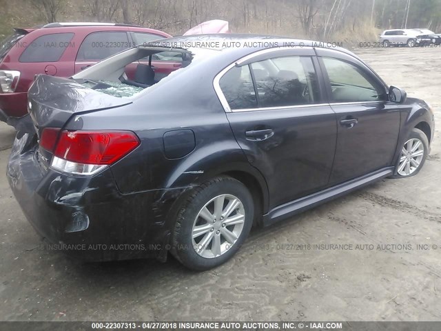 4S3BMBC6XB3223964 - 2011 SUBARU LEGACY 2.5I PREMIUM GRAY photo 4