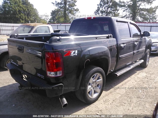 3GTP2WE75CG189214 - 2012 GMC SIERRA K1500 SLT BLACK photo 4