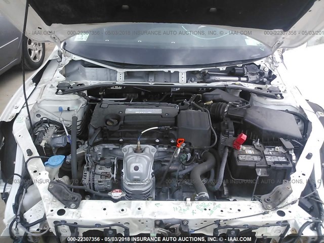 1HGCR2F54EA094372 - 2014 HONDA ACCORD SPORT Ақ фото 10