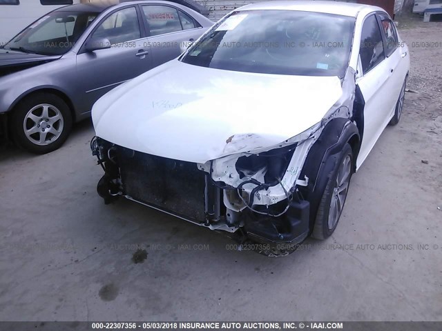 1HGCR2F54EA094372 - 2014 HONDA ACCORD SPORT Ақ фото 6