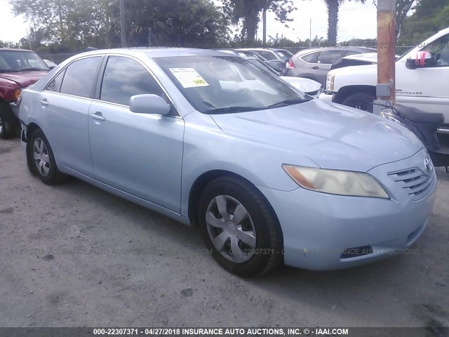 4T1BE46K27U581087 - 2007 TOYOTA CAMRY NEW GENERAT CE/LE/XLE/SE Light Blue photo 1