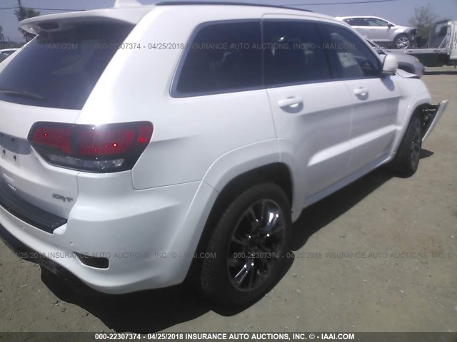 1C4RJFDJ8EC169800 - 2014 JEEP GRAND CHEROKEE SRT-8 WHITE photo 4