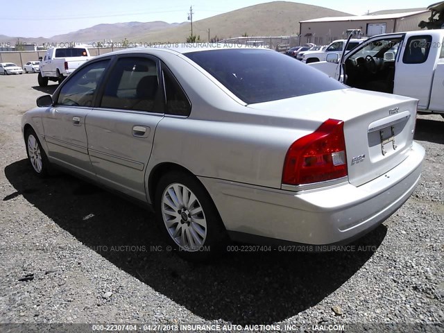 YV1TS92D041359841 - 2004 VOLVO S80 GRAY photo 3