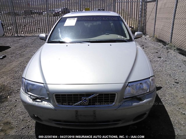 YV1TS92D041359841 - 2004 VOLVO S80 GRAY photo 6