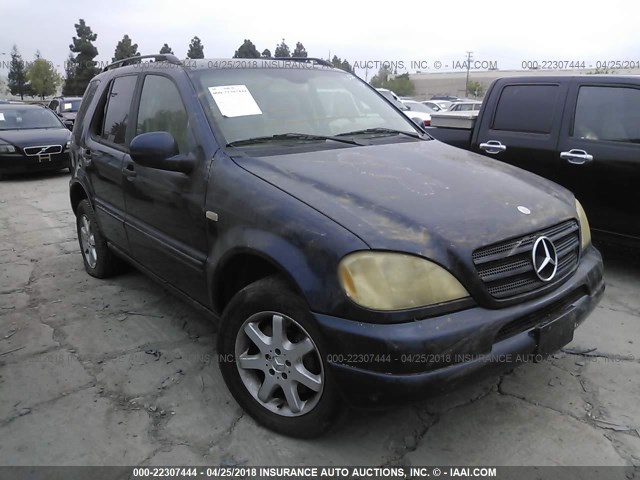 4JGAB72E21A221946 - 2001 MERCEDES-BENZ ML 430 蓝色 照片 1