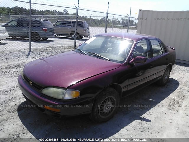 4T1BG12K5TU660603 - 1996 TOYOTA CAMRY DX/LE/XLE BURGUNDY photo 2
