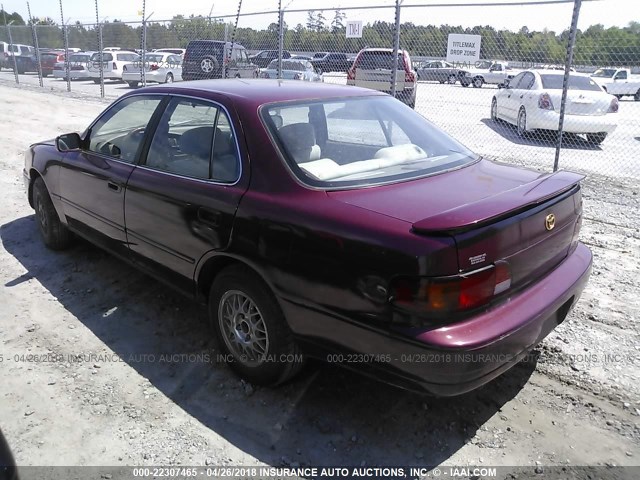 4T1BG12K5TU660603 - 1996 TOYOTA CAMRY DX/LE/XLE BURGUNDY photo 3