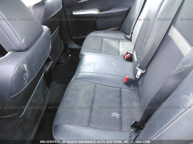4T1BF1FK7CU069105 - 2012 TOYOTA CAMRY SE/LE/XLE BLACK photo 8