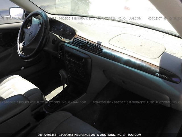 1G1NE52J53M609049 - 2003 CHEVROLET MALIBU LS BLUE photo 5