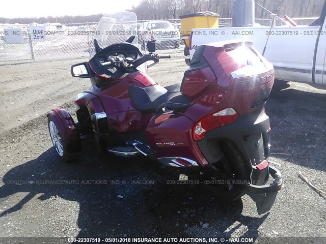 2BXNBDD28GV005358 - 2016 CAN-AM SPYDER ROADSTER RT/RT-S/LTD/SP SERIES RED photo 3