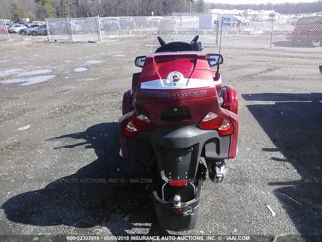 2BXNBDD28GV005358 - 2016 CAN-AM SPYDER ROADSTER RT/RT-S/LTD/SP SERIES RED photo 6