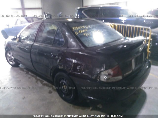 3N1CB51D23L798887 - 2003 NISSAN SENTRA XE/GXE BLACK photo 6