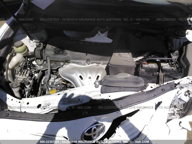 4T1BE46K68U750982 - 2008 TOYOTA CAMRY CE/LE/XLE/SE WHITE photo 10