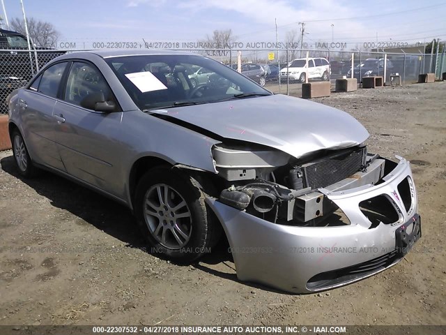 1G2ZG528754120790 - 2005 PONTIAC G6 SILVER photo 1