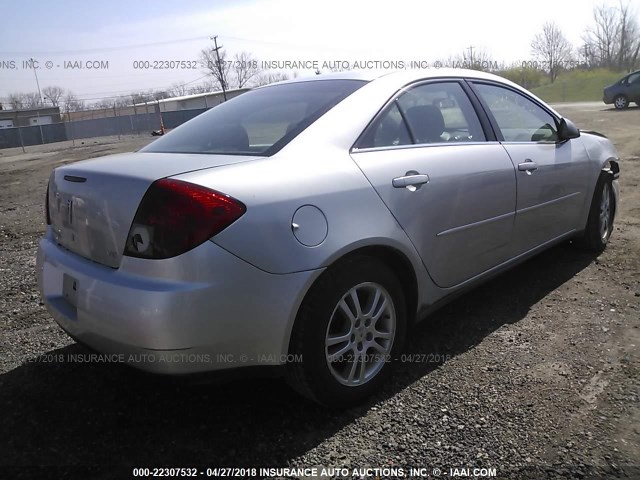 1G2ZG528754120790 - 2005 PONTIAC G6 SILVER photo 4