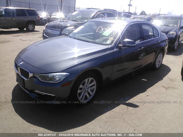 WBA3B5C54EP541351 - 2014 BMW 328 XI SULEV GRAY photo 2